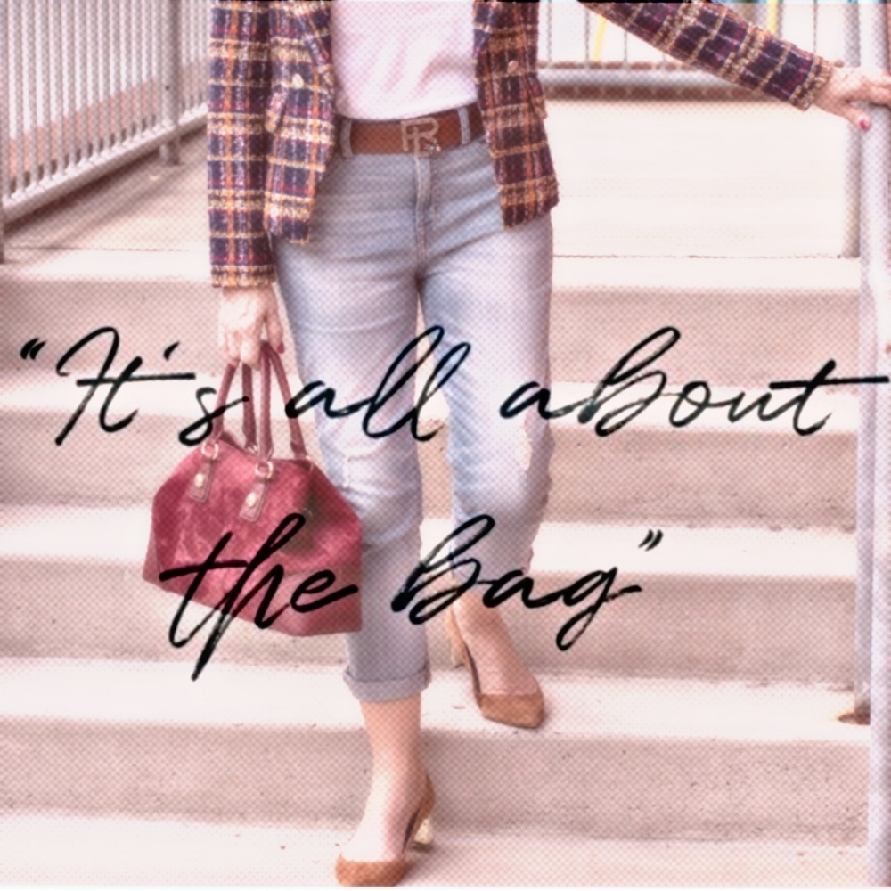 Just a happy reminder 😊...it's all about the bag !